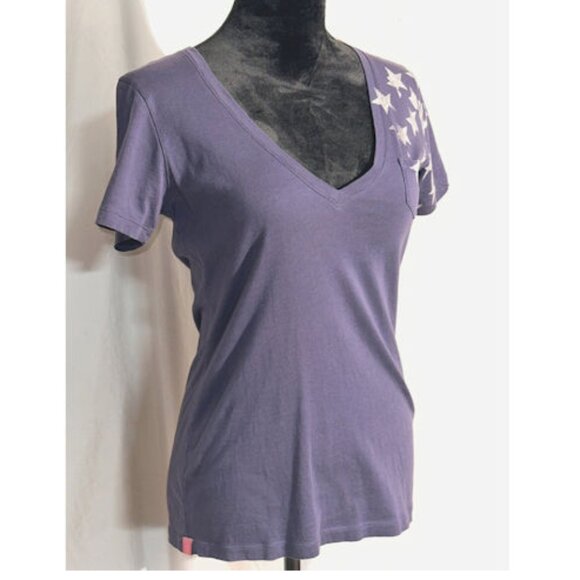 Gap Shirt, Stars, Blue T-Shirt, Size Small - Picture 3 of 6